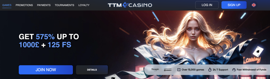 TTM Credit Card Casino